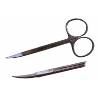 Curved scissors, sharp-sharp, 9 cm